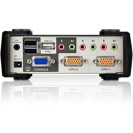 Aten CS1732B 2-Port USB KVMP Switch - 2 x 1 - 2 x HD-15 Keyboard/Mouse/Video