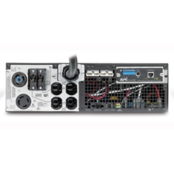 APC Smart-UPS RT 6kVA, 208V, Rack, 3U, 4x 5-20R, 1x L6-30R, 1x L14-30R NEMA outlets, with 208/240 (Split-Phase) to 120