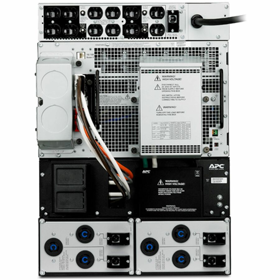 APC Smart-UPS RT 15kVA, 208V, LCD, rackmount, 14U, 12x 5-20R & 4x L6-20R & 1x L6-30R NEMA outlets, w/transfo 208V to 120V