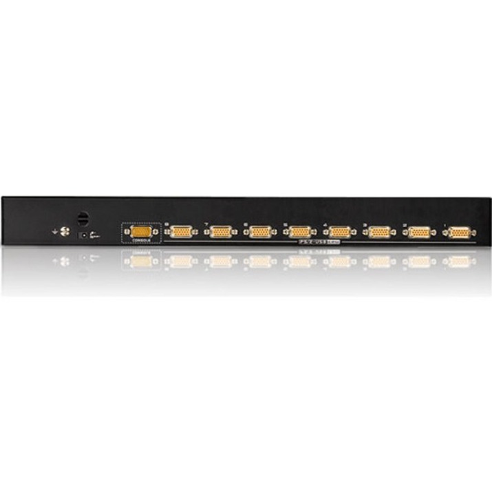 Aten CS1308 KVM Switch - 8 x 1 - 8 x SPHD-15 Keyboard/Mouse/Video - 1U - Rack-mountable