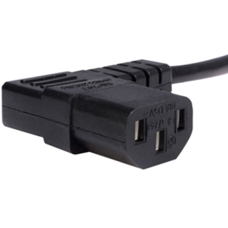 Picture of StarTech.com Right Angle Standard Computer Power Cord