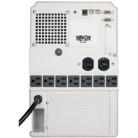 Tripp Lite by Eaton UPS SmartPro 120V 2.2kVA 1.6kW Line-Interactive UPS Tower Network Card Options USB DB9 Serial