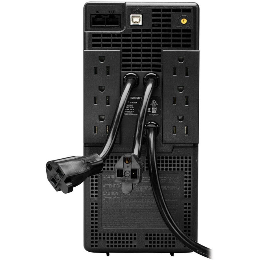 Tripp Lite by Eaton UPS 1000VA 500W Battery Back Up Tower AVR 120V USB RJ45 8 outlet