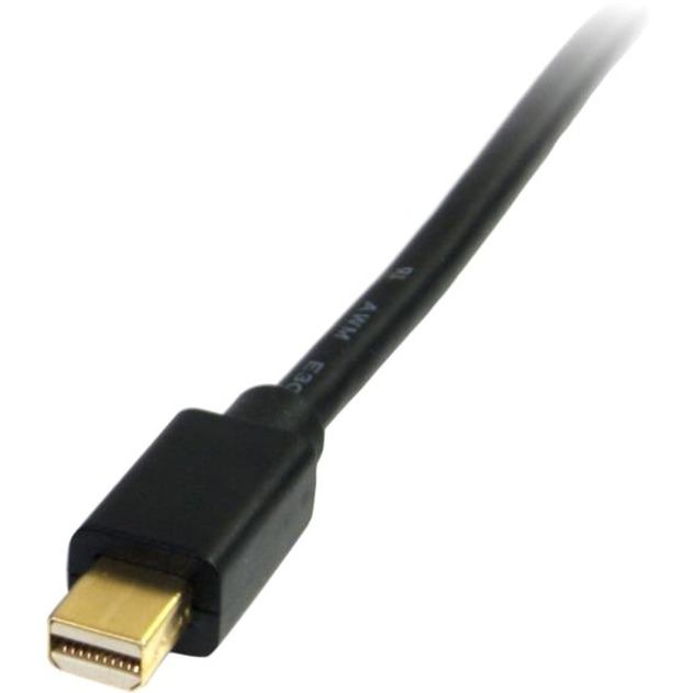 StarTech.com 6 ft Mini DisplayPort to VGA Cable - M/M - 6 ft Mini DisplayPort/VGA Video Cable Adapter for Video Device, Monitor, iMac, MacBook, HDTV, Projector, Ultrabook, Notebook, Tablet - First End: 1 x 15-pin HD-15 - Male - Second End: 1 x 20-pin Mini DisplayPort Digital Audio/Video - Male - Supports up to 1920 x 1200 - Black - 1 Each 5