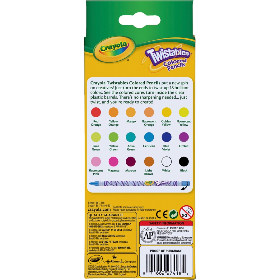Picture of Crayola Twistables Colored Pencils