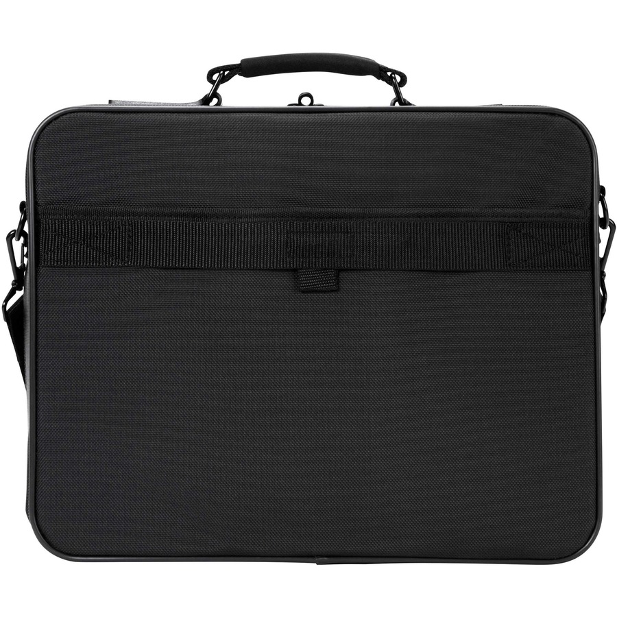 Targus Mobile Essentials Travel Case - Clamshell - Detachable Shoulder Strap - 3 Pocket - PVC - Black