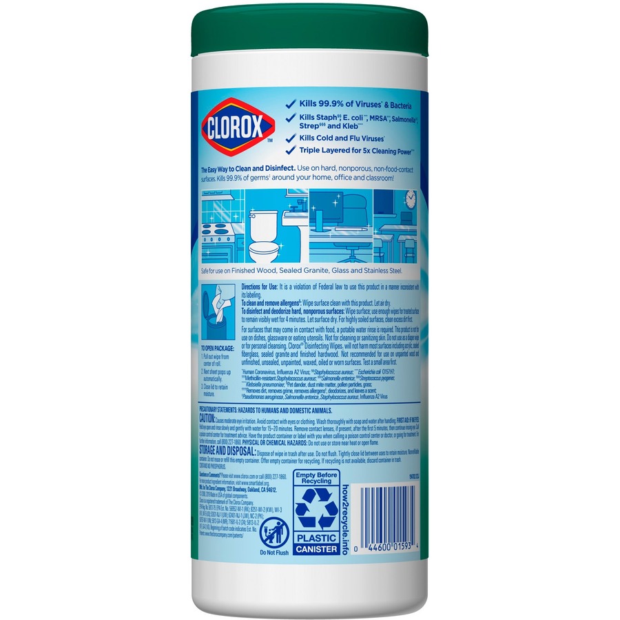 Lingettes d&eacute;sinfectantes Clorox