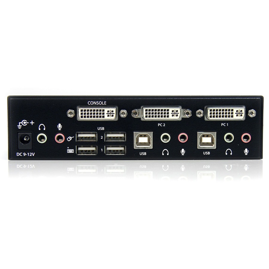 StarTech.com 2 Port High Resolution USB DVI Dual Link KVM Switch with Audio