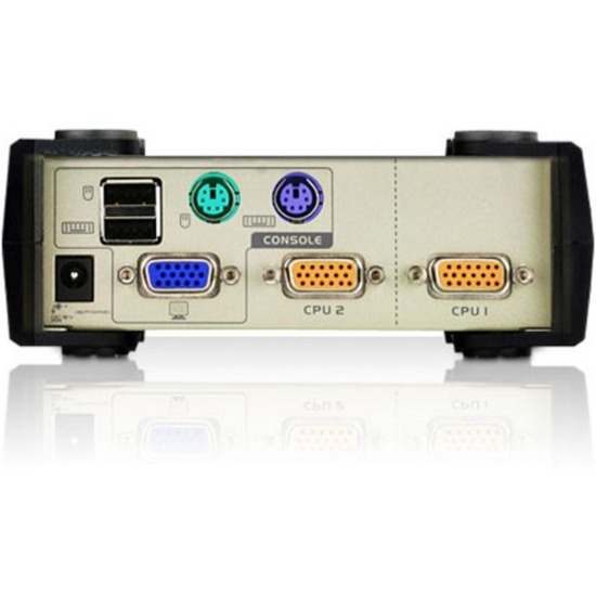 ATEN CubiQ KVM Switch - 2 Computer(s) - QXGA - 2048 x 1536