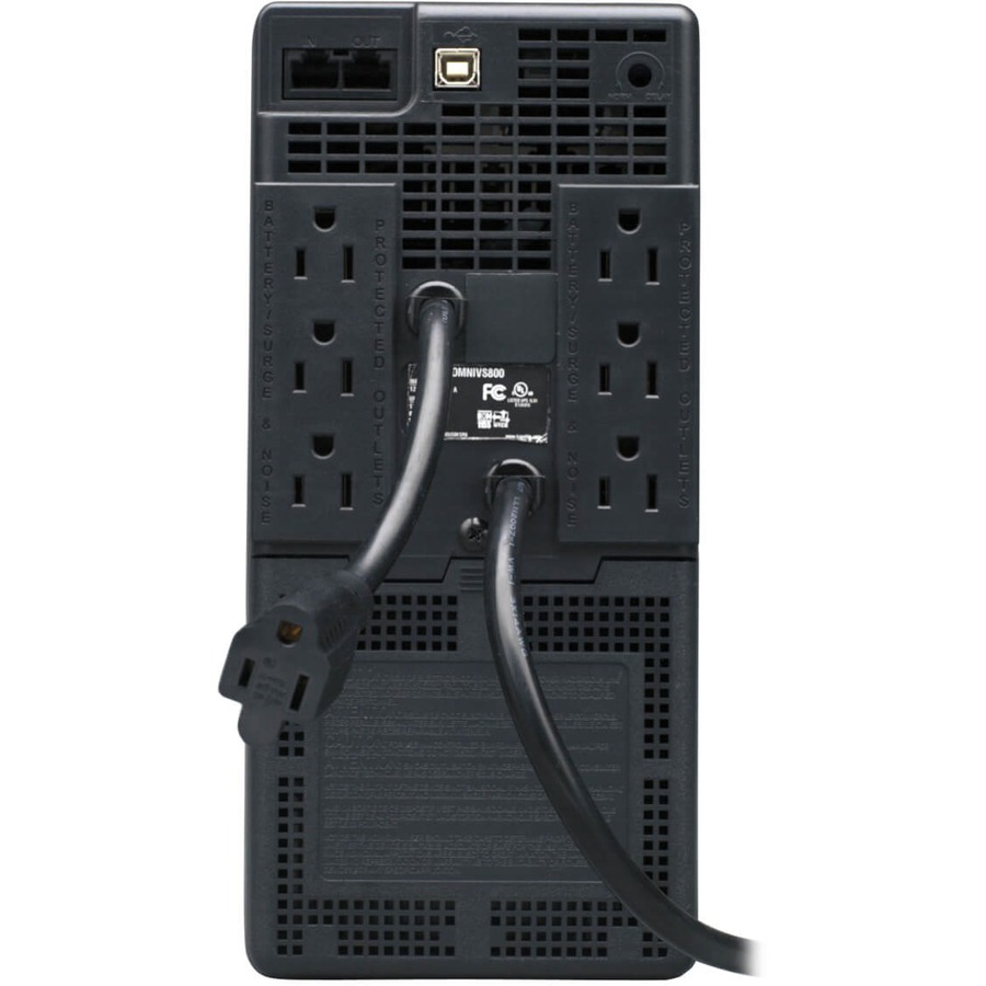 Tripp Lite by Eaton UPS OmniVS 120V 800VA 475W Line-Interactive UPS Tower USB port