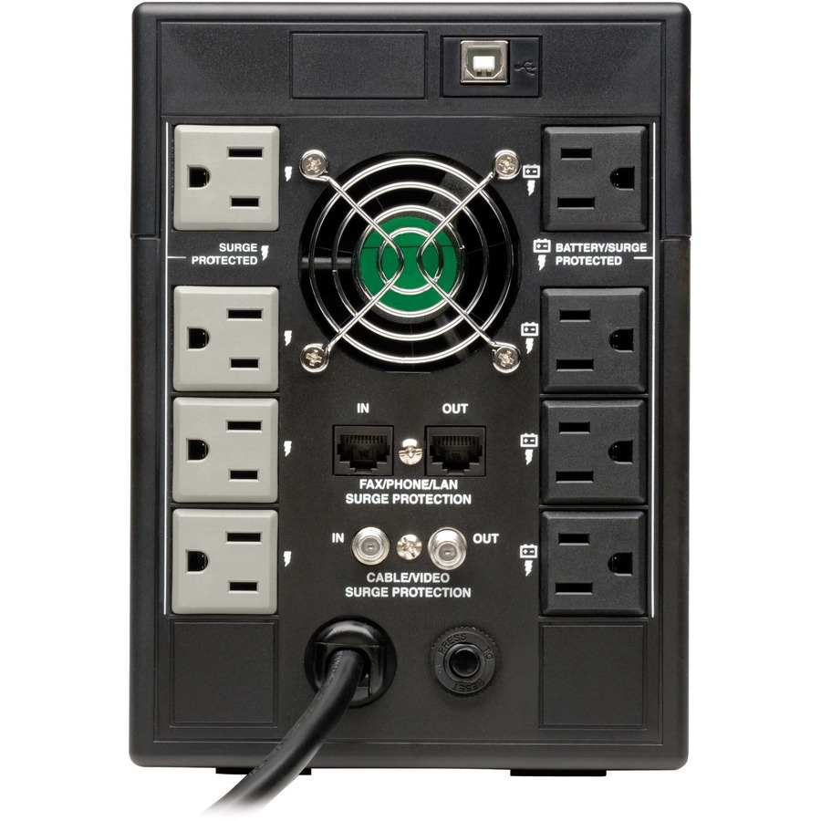 Tripp Lite by Eaton UPS SmartPro LCD 120V 1300VA 720W Line-Interactive UPS AVR Tower LCD USB 8 Outlets