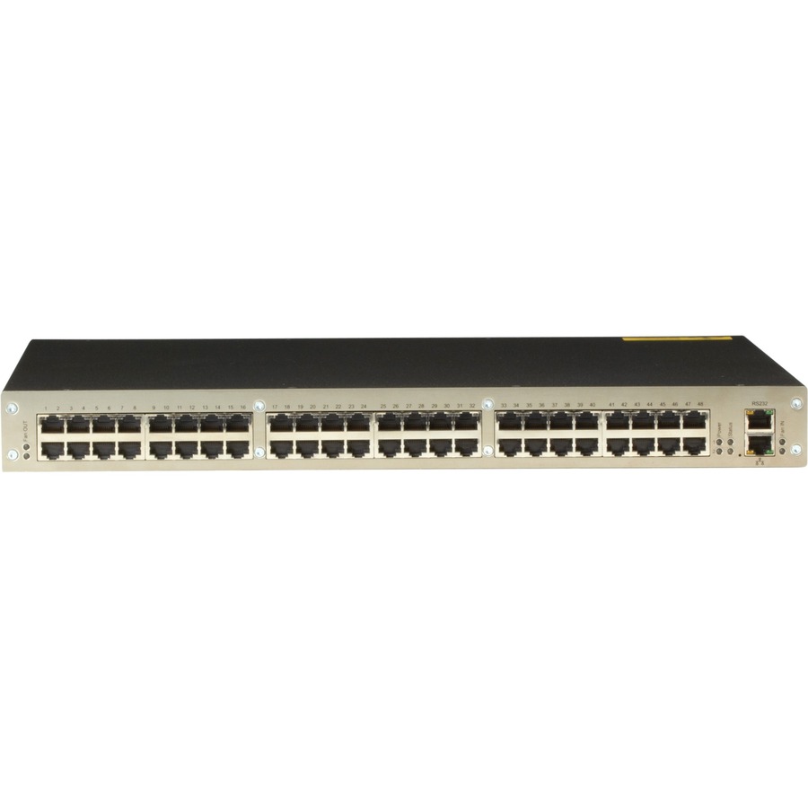 Black Box KVM Switchbox - 50 x Network (RJ-45) - Rack-mountable - 1U