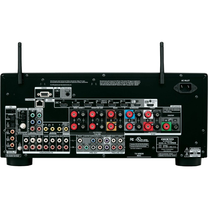 ONKYO　TX-NR838 ONKYO TX-NR838 7.2-Channel Receiver - Newegg.com