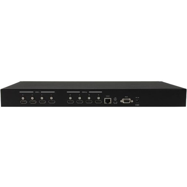 StarTech 4x4 HDMI Matrix Switch with Picture-and-Picture Multiviewer or Video Wall, TAA
