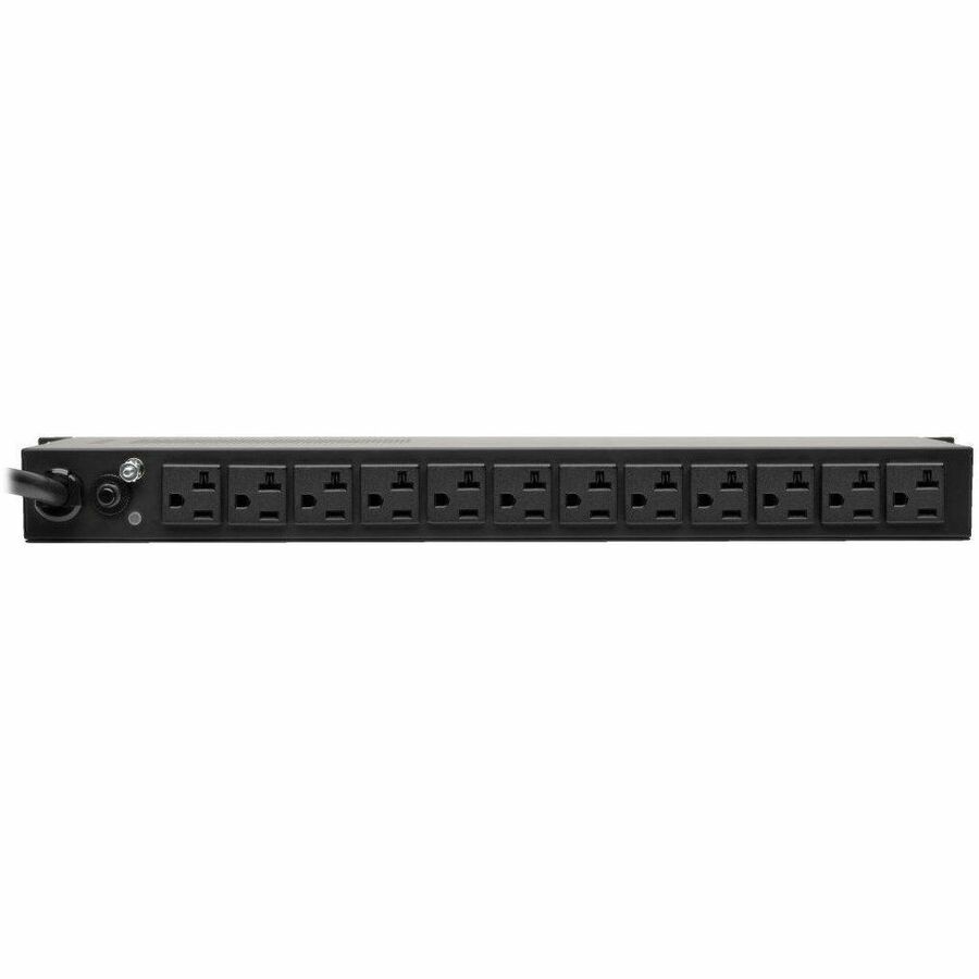 Tripp Lite by Eaton PDU 2kW Single-Phase Local Metered PDU + ISOBAR Surge Suppression, 3840 Joules, 100-127V Outlets (12 5-20R, 2 5-15R), L5-20P/5-20P, 15 ft. (4.57 m) Cord, 1U Rack-Mount