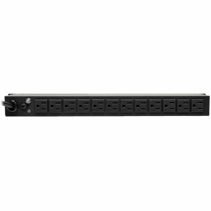 Tripp Lite by Eaton PDU 1.5kW Single-Phase Local Metered PDU + ISOBAR Surge Suppression 3840 Joules 100-127V Outlets (14 5-15R) 5-15P 15 ft. (4.57 m) Cord 1U Rack-Mount