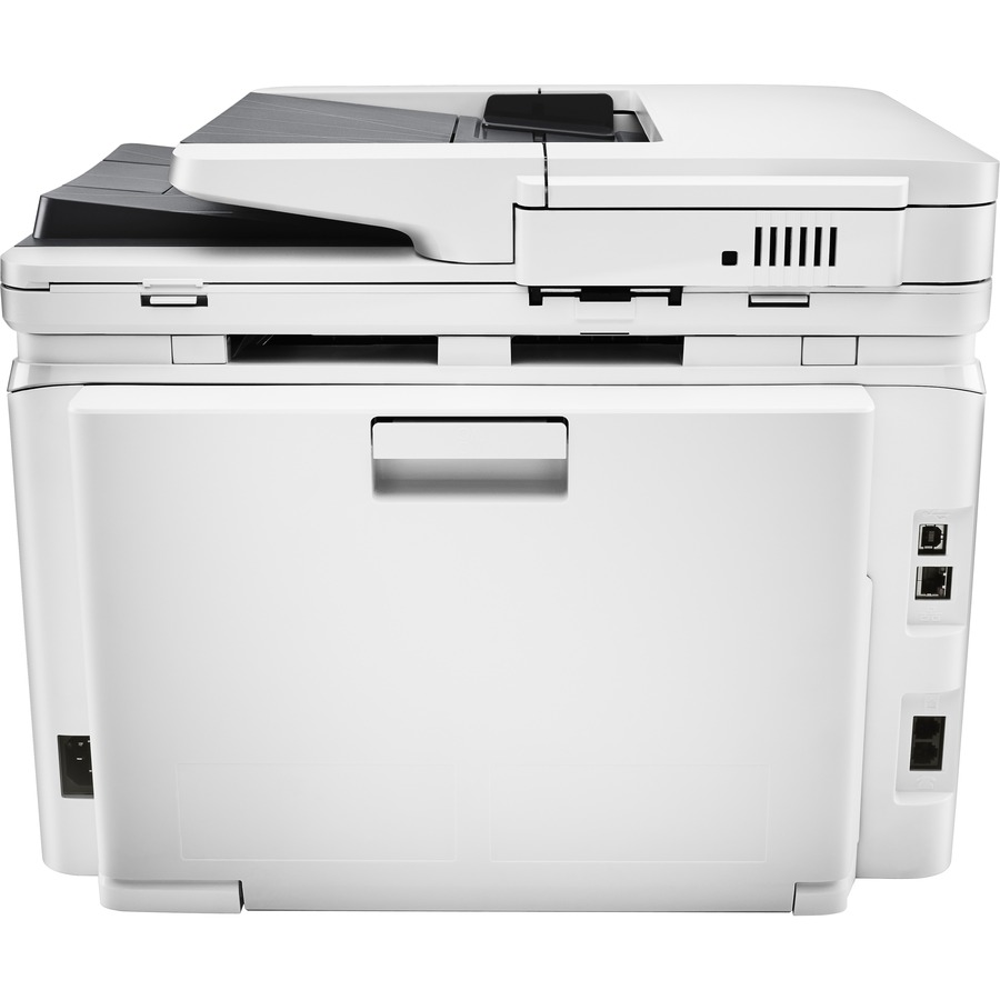 HP LaserJet M277DW Laser Multifunction Printer-Color-Copier/Fax/Scanner-19 ppm Mono/19 ppm Color Print-600x600 dpi Print-Automatic Duplex Print-30000 Pages-151 sheets Input-1200 dpi Optical Scan-Color Fax-Wireless LAN