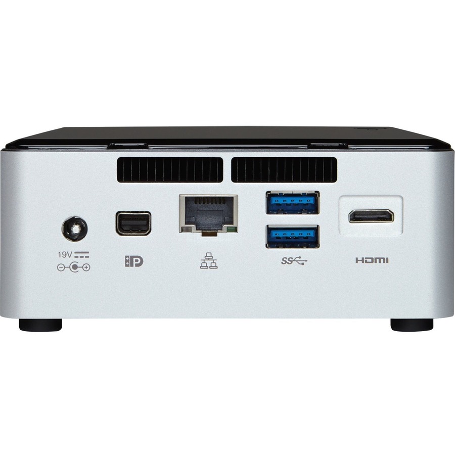 Intel NUC5CPYH Desktop Computer - Intel Celeron N3050 Dual-core (2 Core) 1.60 GHz DDR3L SDRAM - Mini PC - Silver, Black