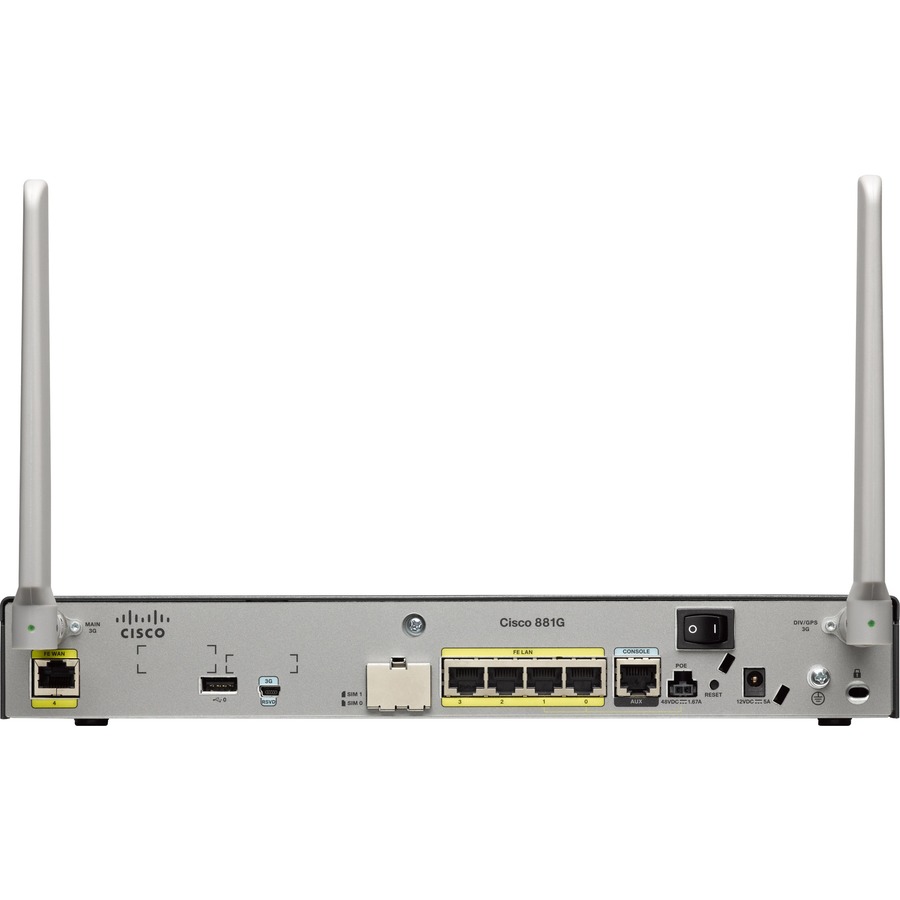 Cisco 881G Cellular Wireless Integrated Services Router - Refurbished