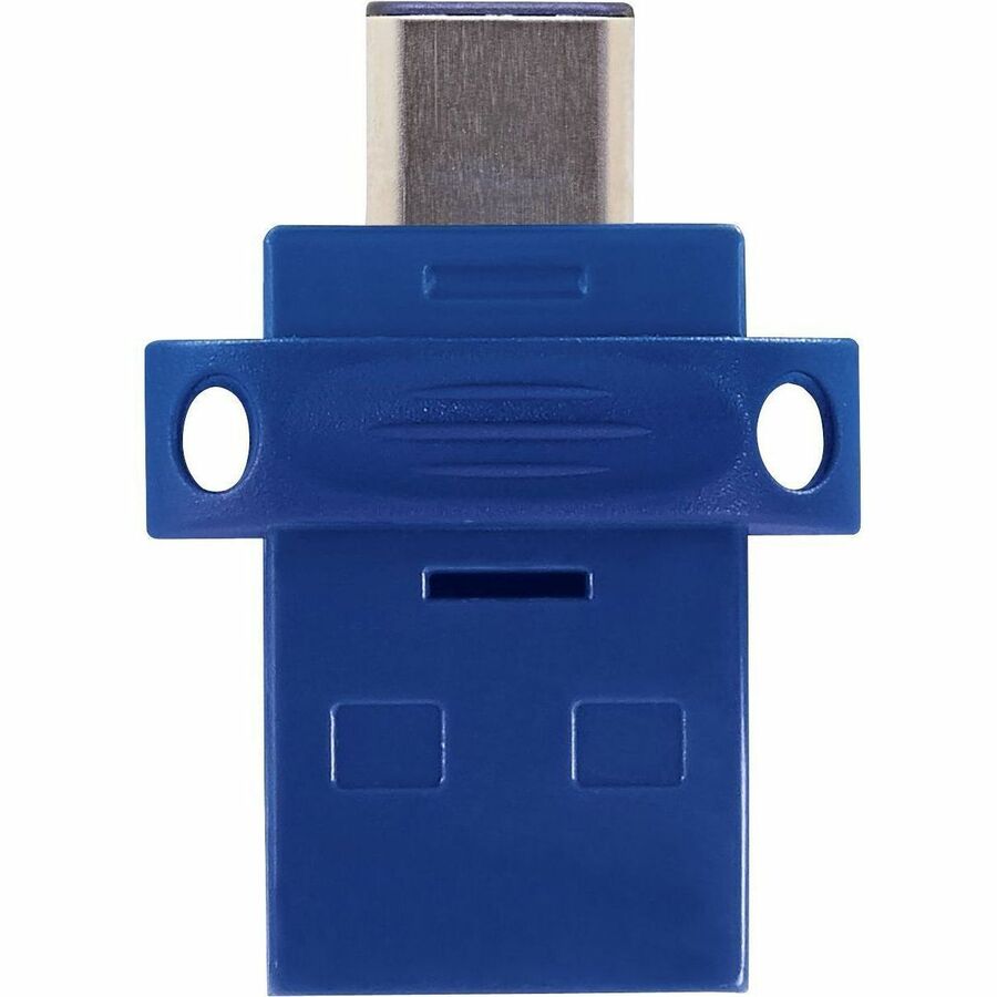 32GB Store 'n' Go Dual USB 3.0 Flash Drive for USB-C&trade; Devices - Blue - 32GB - Blue