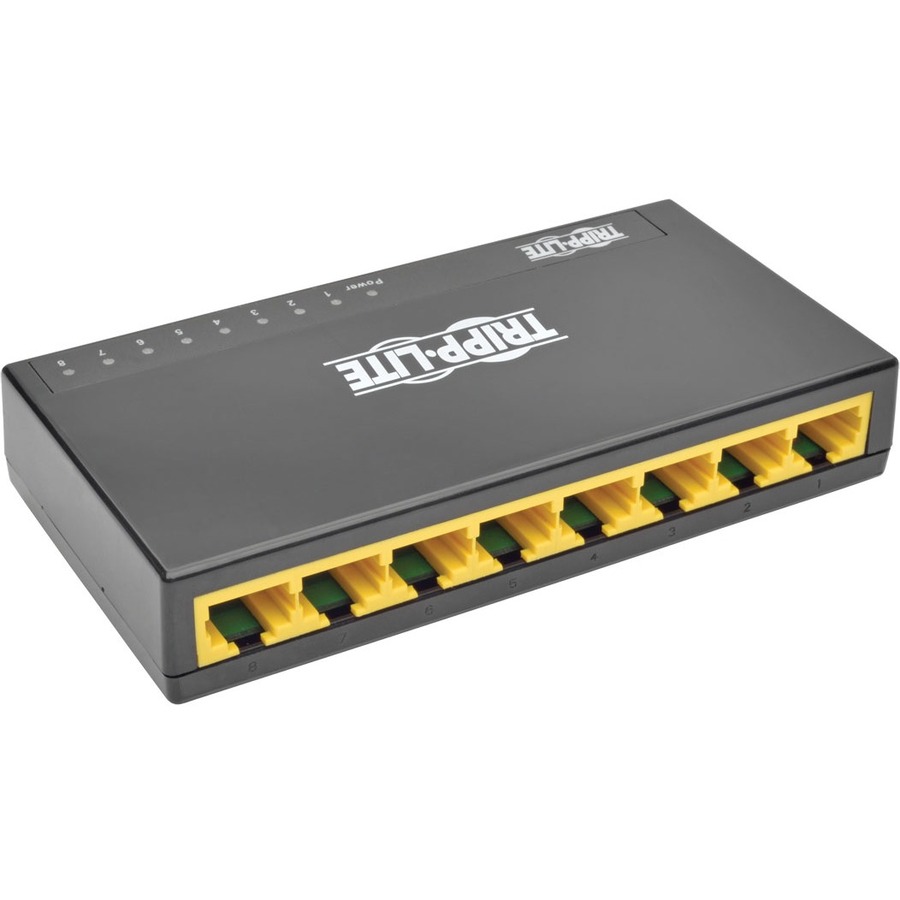 Tripp Lite by Eaton 8-Port Gigabit Ethernet Switch Desktop RJ45 Unmanaged Switch 10/100/1000 Mbps