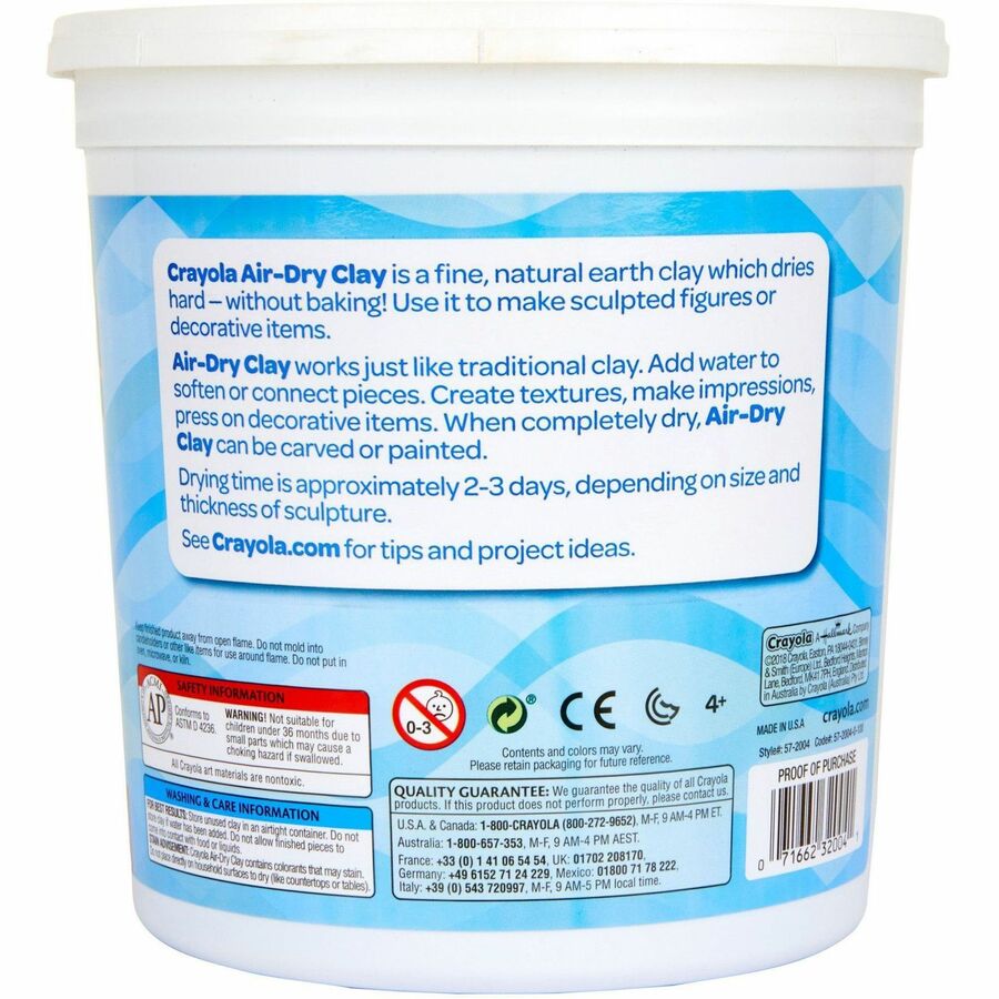 Crayola® 5lbs. Terra Cotta Air-Dry Clay Tub, 2ct.