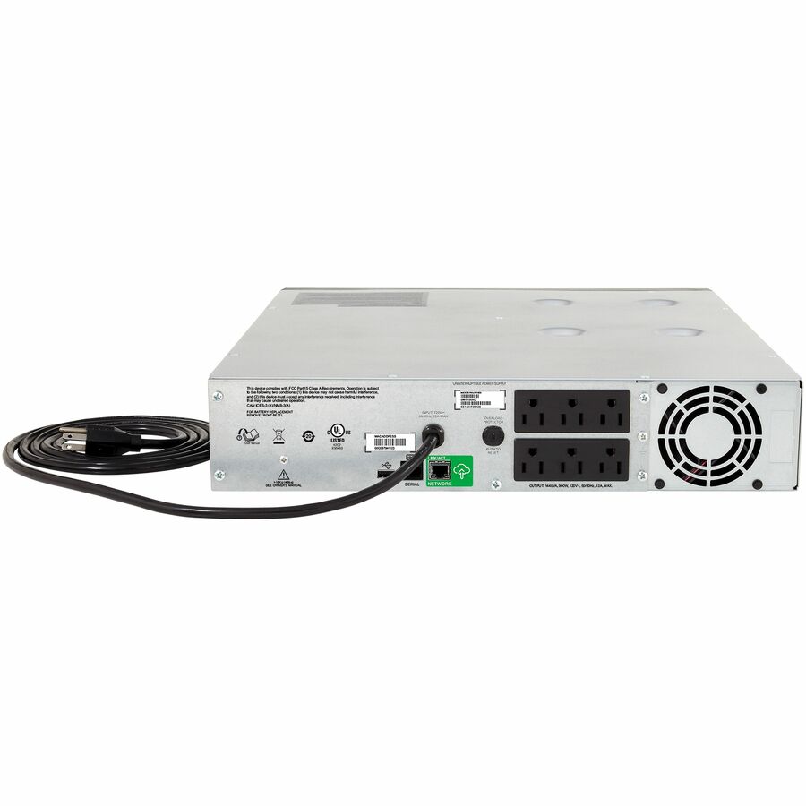 APC Smart-UPS C, Line Interactive, 1440VA, Rackmount 2U, 120V, 6x NEMA 5-15R outlets, SmartConnect port, USB and Serial communication, AVR,Graphic LCD