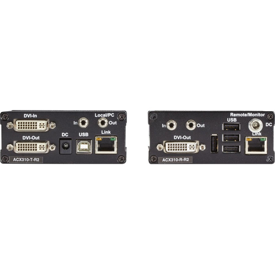 Black Box EC Series KVM CATx Extender Kit - DVI-D, USB, Audio