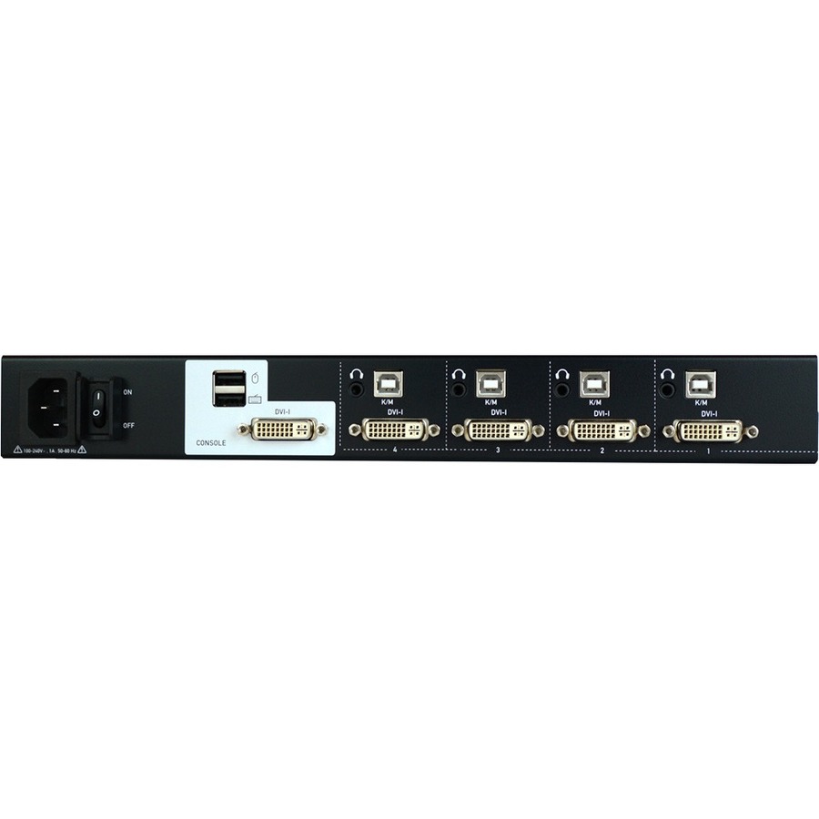 Raritan RSS-104 KVM Switchbox - 4 Computer(s) - 1 Local User(s) - 3840 x 2160 - 6 x USB - 5 x DVI