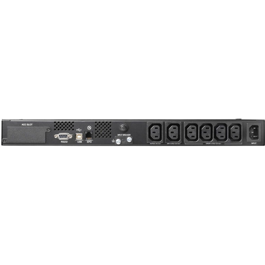 Tripp Lite by Eaton UPS SmartPro 230V 500VA 300W Line-Interactive UPS 1U Rack/Tower Network Card Options USB DB9 Serial