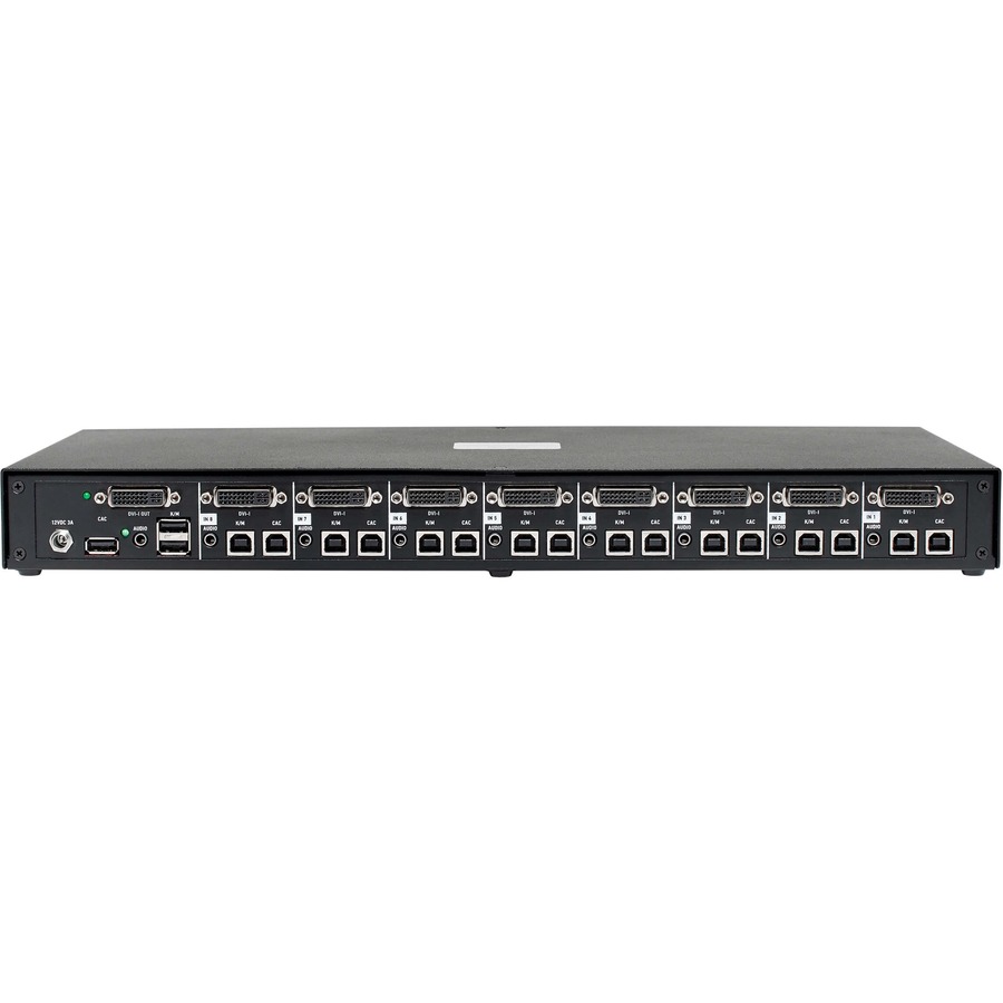 Tripp Lite by Eaton Secure KVM Switch 8-Port DVI to DVI NIAP PP3.0 Certified Audio CAC Support Single Monitor TAA