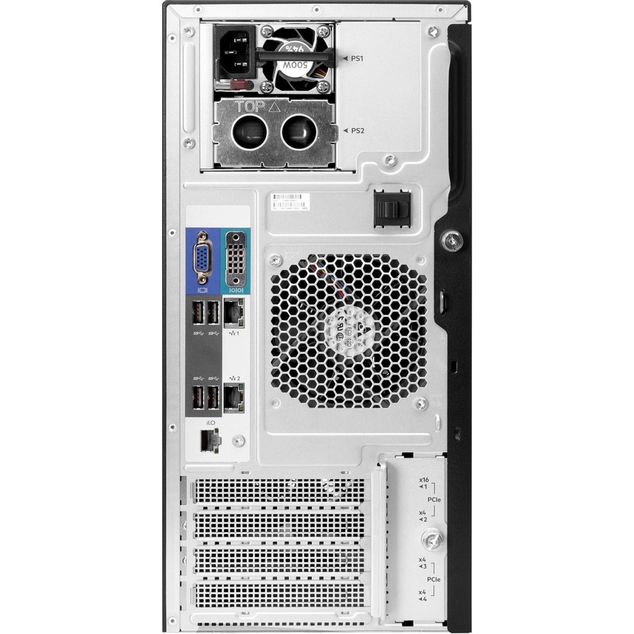 HPE ProLiant ML30 G10 4U Tower Server - 1 x Intel Xeon E-2124 3.30 GHz - 8 GB RAM - Serial ATA/600 Controller