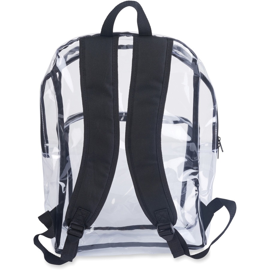 Picture of Tatco Carrying Case (Backpack) Notebook - Clear, Black