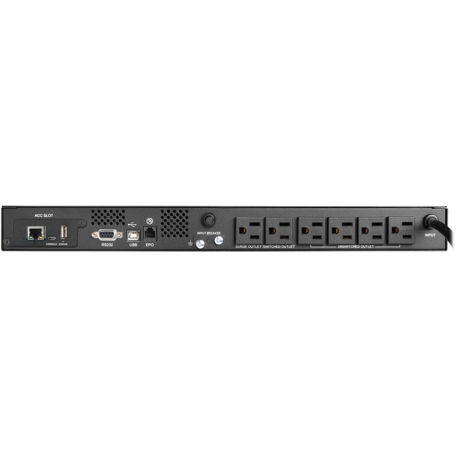 Tripp Lite by Eaton UPS SmartPro 120V 500VA 300W Line-Interactive UPS 1U WEBCARDLX USB DB9 6 Outlets