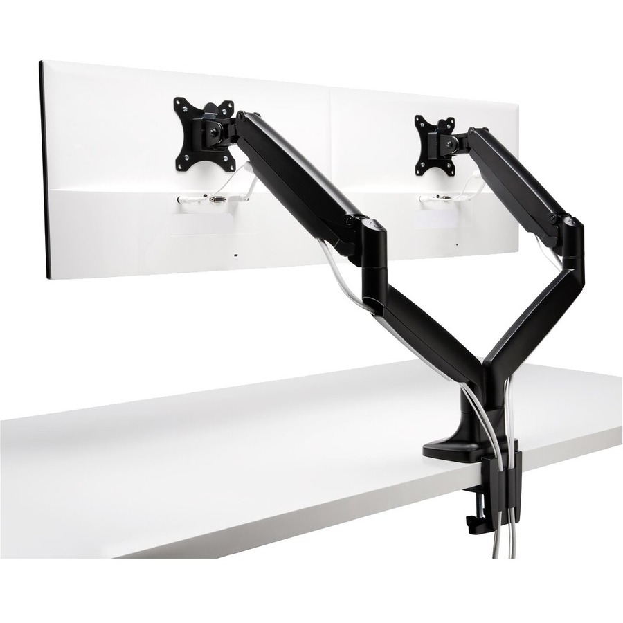 Kensington SmartFit Mounting Arm for Monitor, Flat Panel Display, Curved Screen Display - Black - Landscape/Portrait