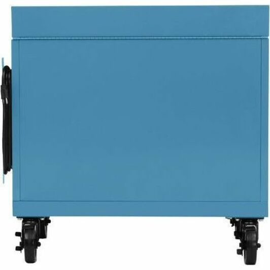 Bretford CUBE Toploader Cart - TVTL40PAC - 4 Casters - 5" Caster Size - Royal Blue - For 40 Devices