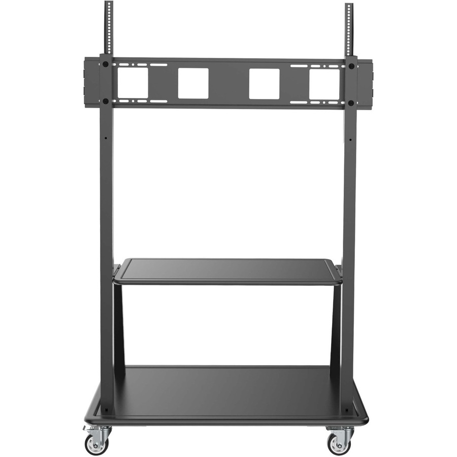 Tripp Lite by Eaton Heavy-Duty Rolling TV Cart for 60" to 105" Flat-Screen Displays Locking Casters Black