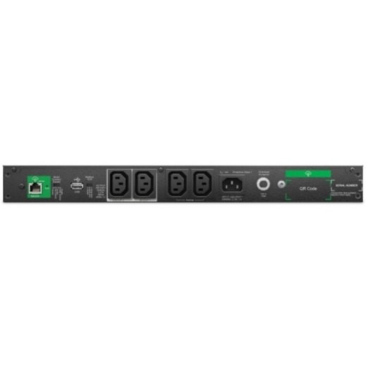 APC Smart-UPS, Line Interactive, 500VA, Lithium-ion, Rackmount 1U, 230V, 4x IEC C13 outlets, SmartConnect Port, Short Depth