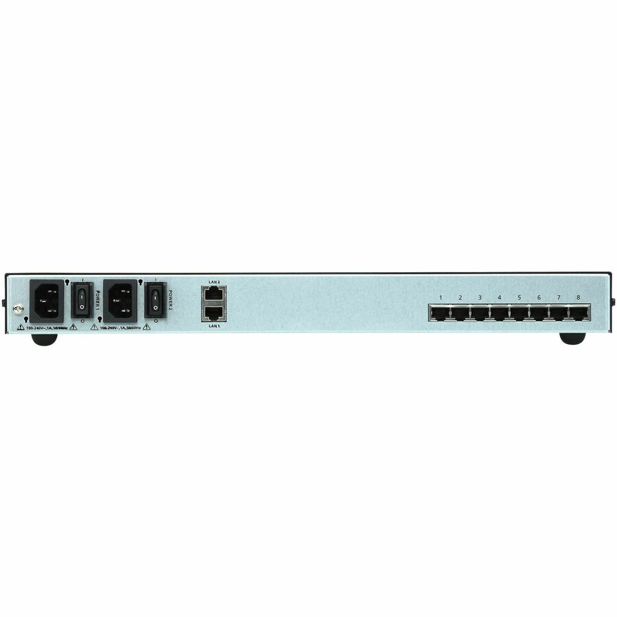 ATEN 8-Port Serial Console Server with Dual Power/LAN