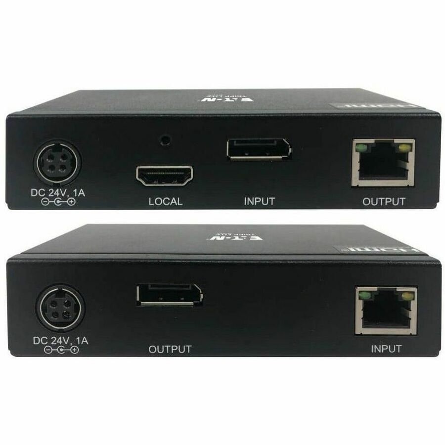 Tripp Lite by Eaton DisplayPort over Cat6 Extender Kit KVM Support USB 4K DP1.2a PoC HDCP 2.2 230 ft. (70 m) TAA