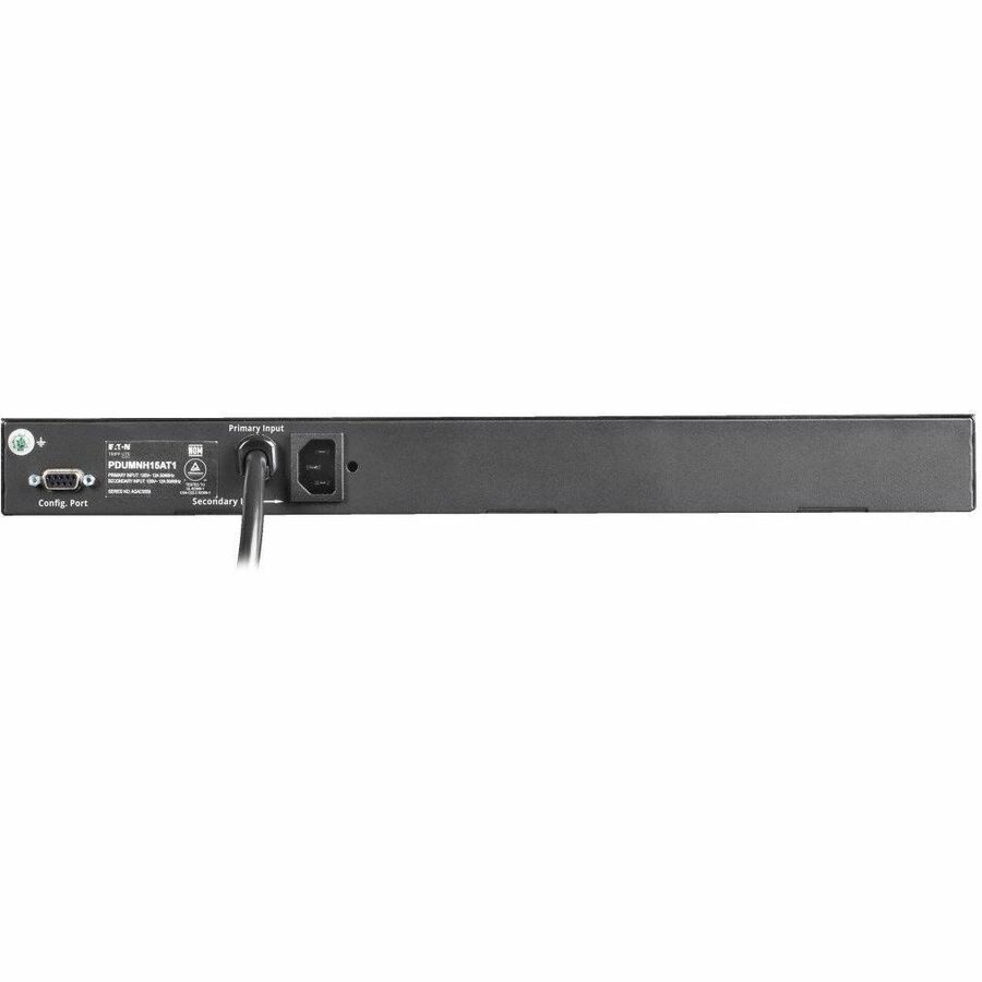 Tripp Lite by Eaton PDU 1.44kW 120V Single-Phase ATS/Monitored PDU - 8 NEMA 5-15R Outlets Dual 5-15P Inputs 12 ft. Cords 1U TAA