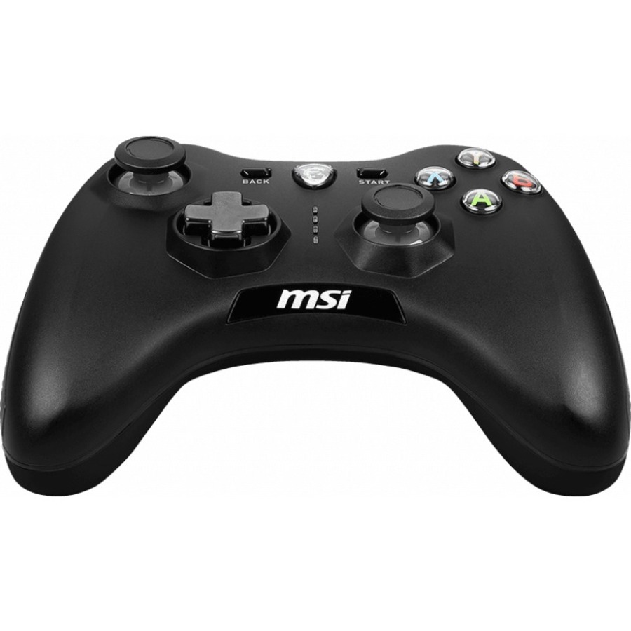 MSI FORCEGC30V2 Gaming Pad - Cable, Wireless - USB - Android, PC - 6.56 ft Cable - Black