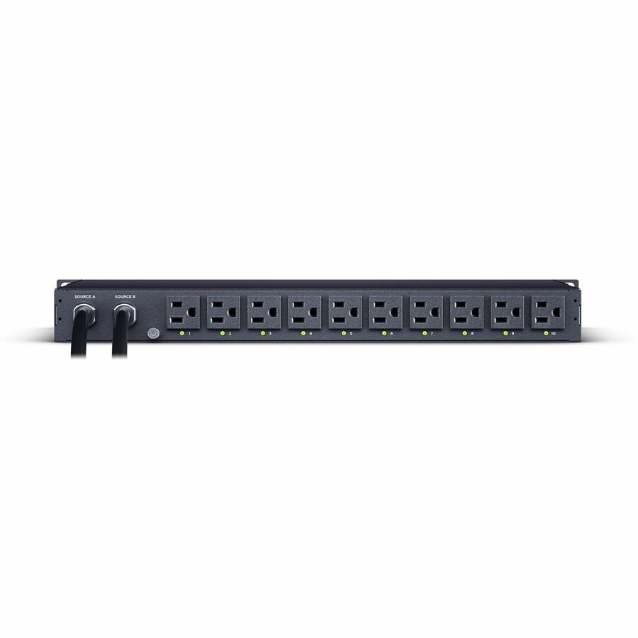 CyberPower PDU24001 Single Phase 100 - 120 VAC 15A Metered ATS PDU