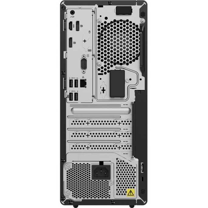 Lenovo ThinkCentre M80t Gen 3 11TE000EUS Desktop Computer - Intel Core i5 12th Gen i5-12500 Hexa-core (6 Core) 3 GHz - 16 GB RAM DDR5 SDRAM - 512 GB M.2 PCI Express NVMe 4.0 SSD - Tower - Raven Black