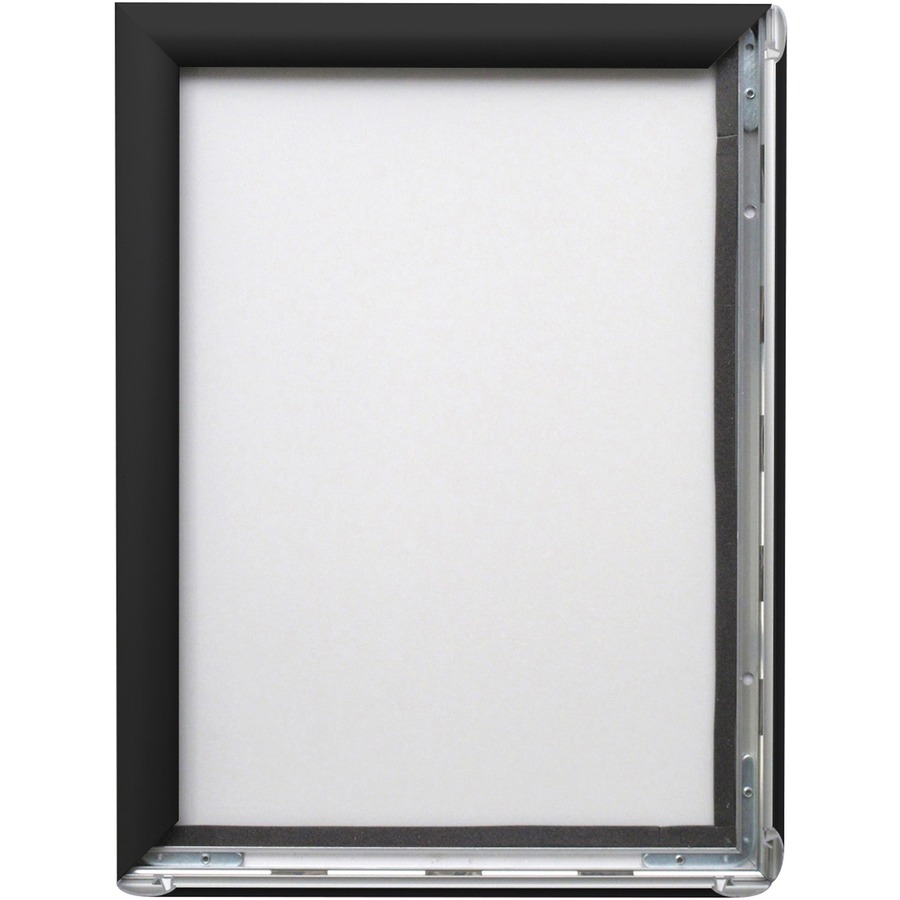 Seco Classic Snap Frame - 36 x 48 Frame Size - Rectangle - Black - 1 Each  - Aluminum - Silver