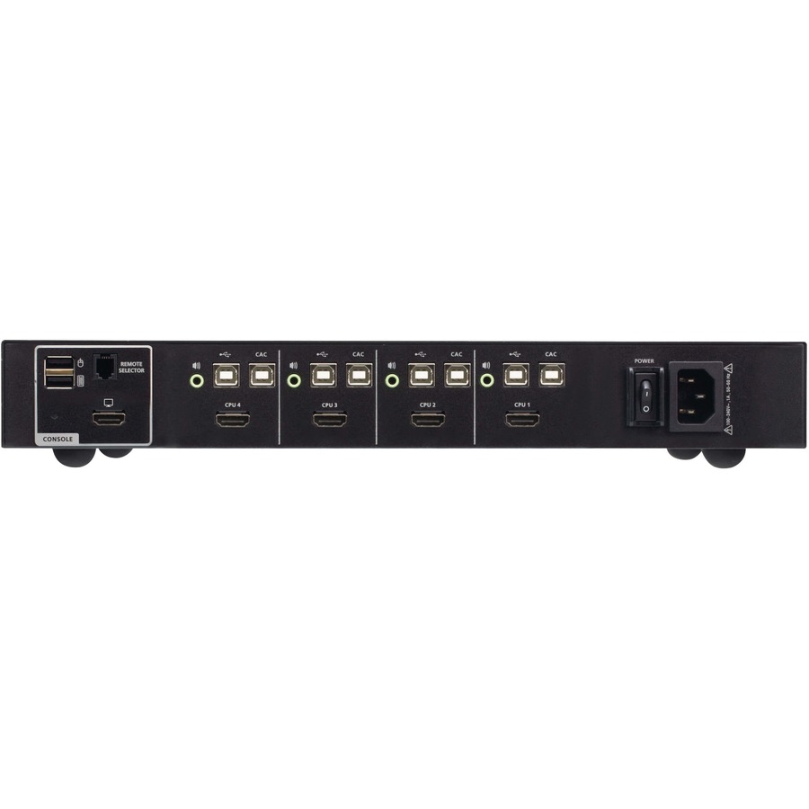 ATEN 4-Port USB HDMI Secure KVM Switch with CAC (PSD PP v4.0 Compliant)