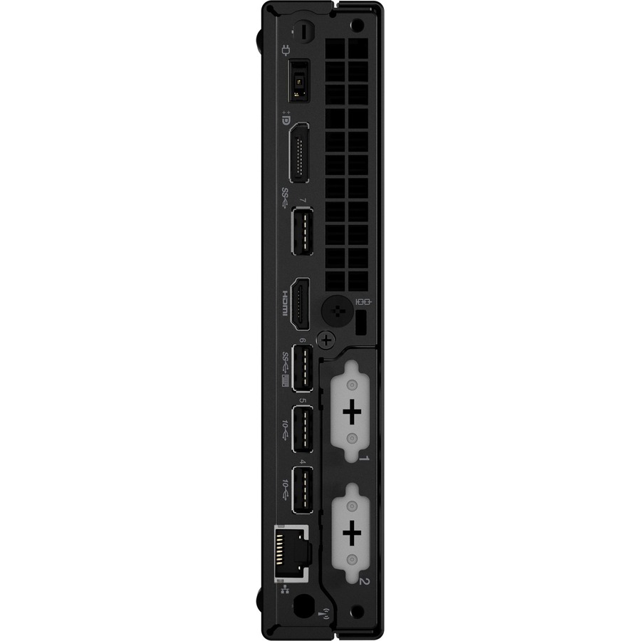 Lenovo ThinkCentre M80q Gen 3 11U10040US Desktop Computer - Intel Core i5 12th Gen i5-12500T Hexa-core (6 Core) 2 GHz - 8 GB RAM DDR5 SDRAM - 256 GB M.2 PCI Express NVMe 4.0 x4 SSD - Tiny - Black