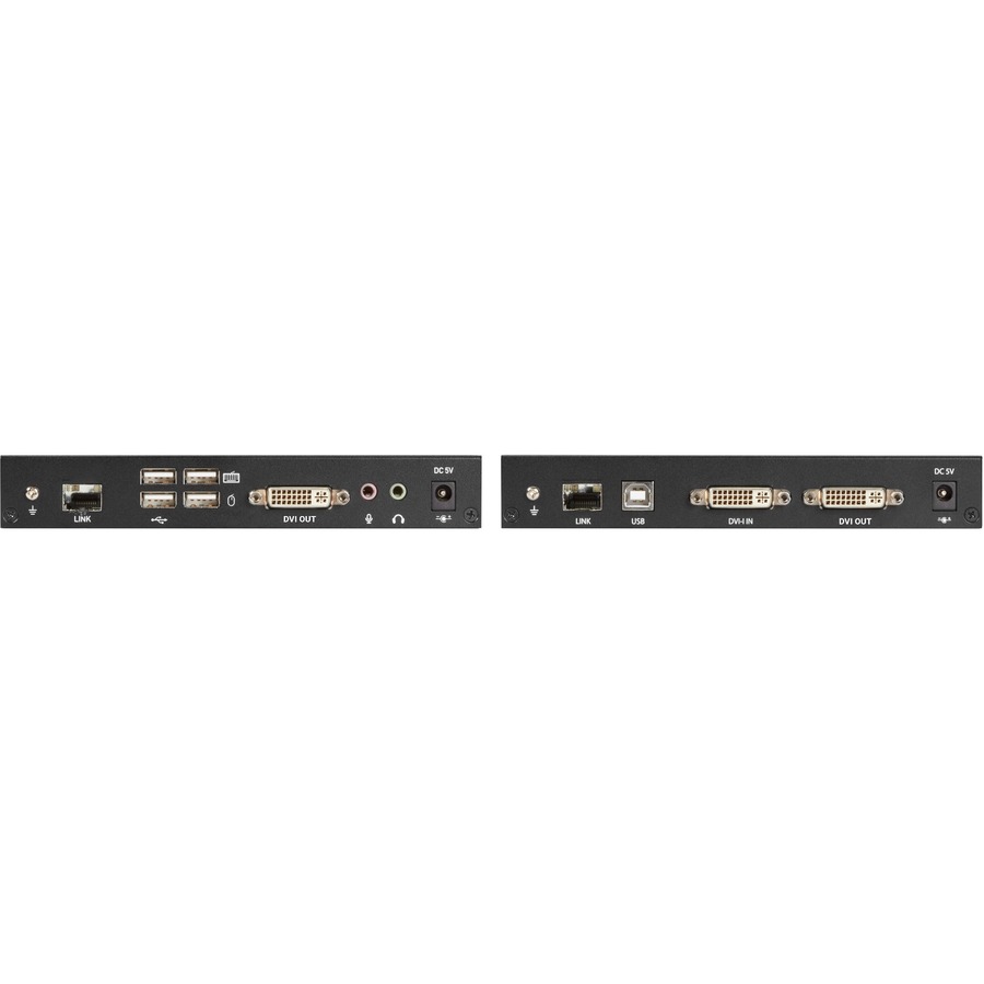 Black Box KVX Series KVM Extender Kit over CATx - DVI-D, USB 2.0, Serial, Audio, Local Video