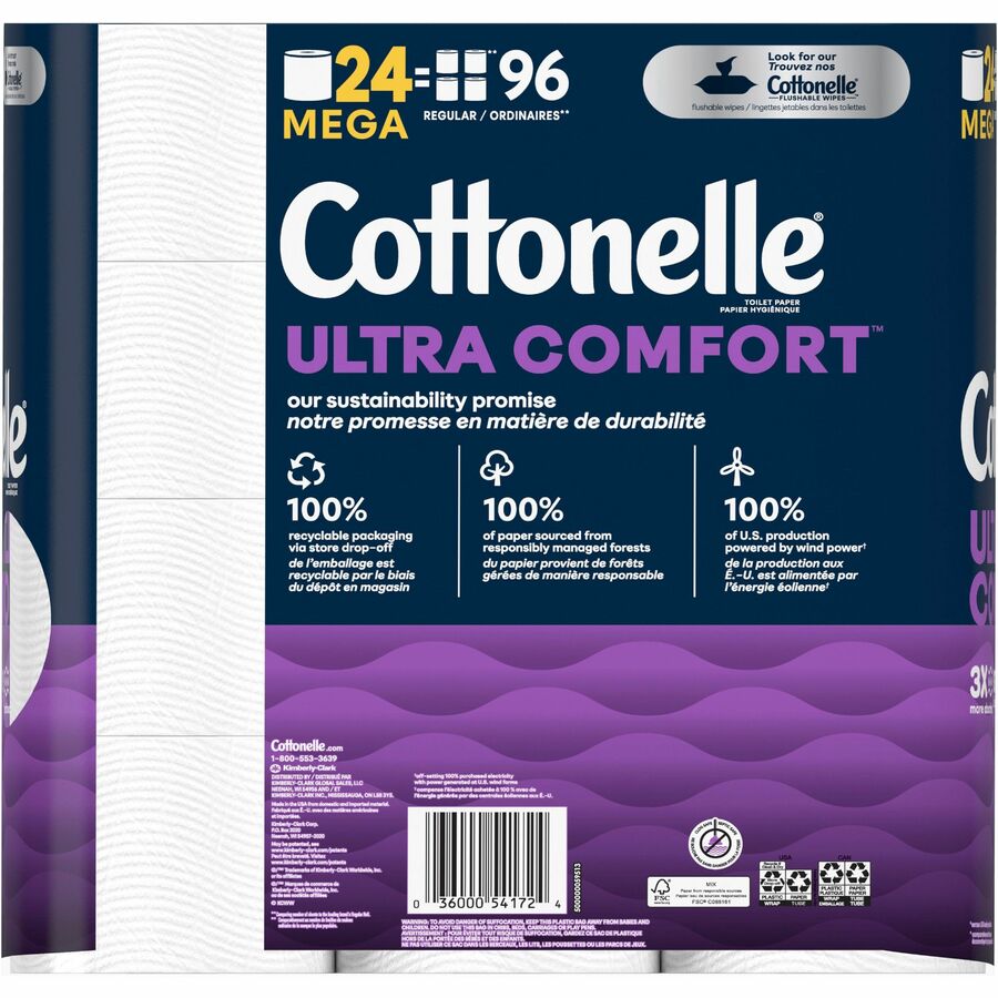 Cottonelle Ultra Comfort Toilet Paper - Bathroom Tissues | Kimberly ...