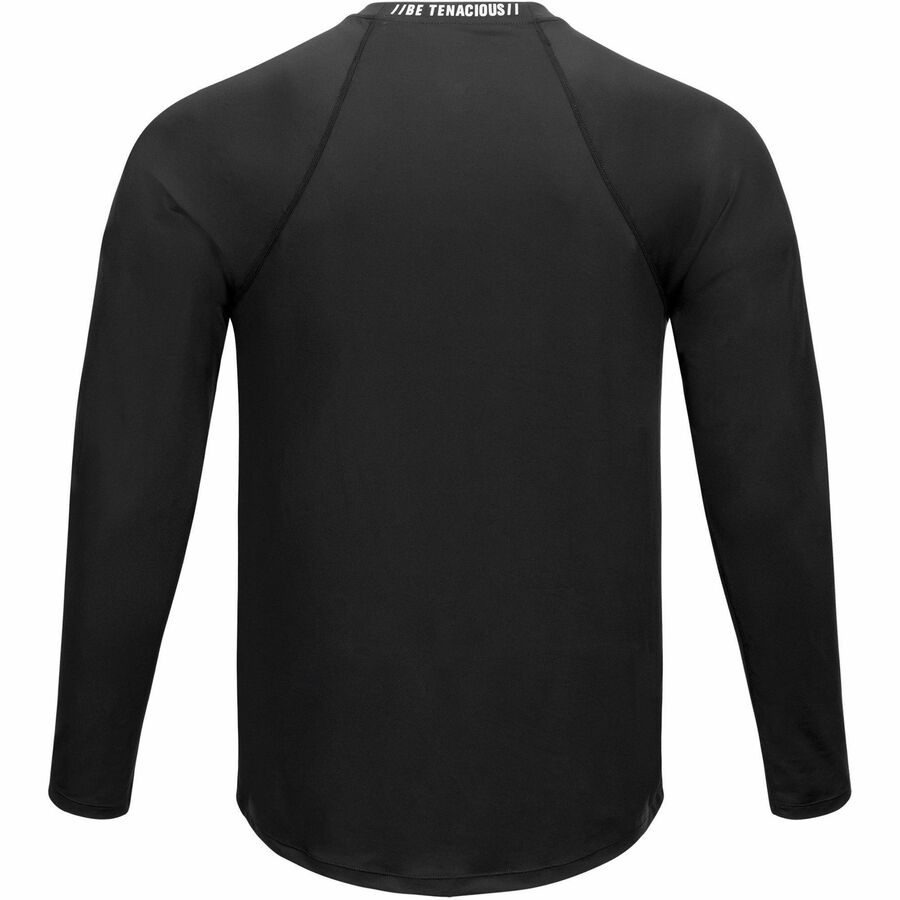 Picture of Long-Sleeve Base-Layer Shirt, 2XL, Polyester/Spandex, Moisture-wicking, Stretch fit, Black, EA